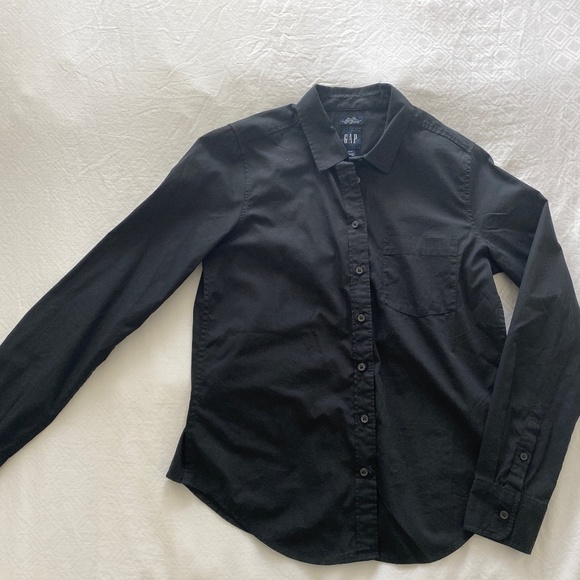 Black GAP poplin shirt - Picture 1 of 3